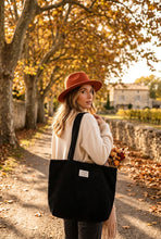Load image into Gallery viewer, Sac cabas velours Milena