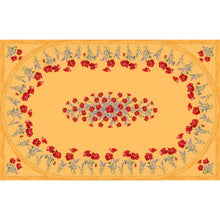 Charger l'image dans la galerie, Nappe rectangulaire et carré Collection "coquelicot lavande"